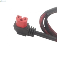 [ANGELA]Red Elbow Power Cord 8AWG 10AWG Ultra Flexible Silicone Wire Tinned Pure Copper