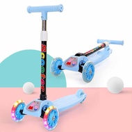 CAR TOYS Foldable Children's Scooter 3 Flash Light Wheels Scooter Toys Outdoor Indoor Sports Toy