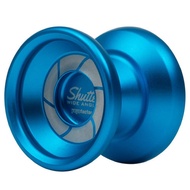 Wide Angle Shutter Yo-Yo Blasted Aluminum Finish (Aqua)