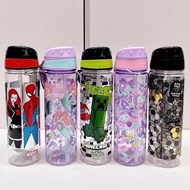 Smiggle Water Bottle 650ml Capacity With Straw And Handle