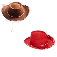 Best Child Cowboy Cowgirl Hat Felt Fedora  for Kids Role-play Costume Accessories