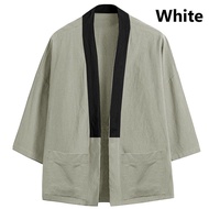 Kukabilal  Kemeja Semi Kimono / kimono keren / kimono pria jepang / outer kimono pria korea