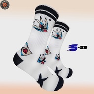Oldschool Socks - S Series Socks - S59 - Sparrow - Flower.City Socks Men