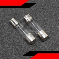 2Pcs Glass Fuse 5 Amps 220V 230V 250V 5*20 5*20Mm 5000Ma 5A AVR F5a Fast Fuse Glass Motorcycle PC Tv