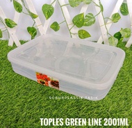 Toples Donat Plastik Murah Persegi Panjang Bulat / Toples Kue Bening / Kotak Makan / Food Container