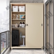 ZAQ Outdoor Balcony Storage Cabinet Sun-resistant Waterproof Storage Cabinet Garage Outdoor Yard Sto