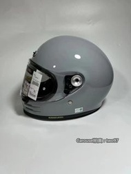 SHOEI Glamster復古水泥灰安全帽摩托車復古盔全盔機車騎行頭盔拿鐵男女賽車跑盔代購