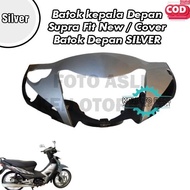 Batok Kepala Depan Supra Fit New / Cover Batok Depan Fit New Silver