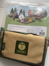 LINE FRIENDS meets NESCAFÉ®  迷彩野餐墊