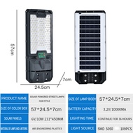 【12 jam menyala】 lampu solar cell  Lampu Jalan solar cell outdoor with Remote Solar Panel 3000Watt I