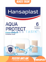 Hansaplast Plester Anti Air Kedap Air Transparan Aqua Protect Amplop Isi 6 Pcs