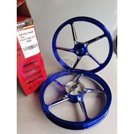 MUTAKIN 511 CNC RB5 Mags Set  For HONDA WAVE 110 RS 125 Front Disc（Flat）4Holes Rear Drum 1.4x1.6x17s