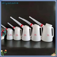 AKIYAMAMIO Oil Measuring Jug, with Pouring Plastic Spout Container Oiler, Practical 1.2/2/3/4/5 Litr