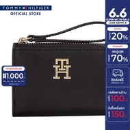 Tommy Hilfiger กระเป๋าสตางค์ผู้หญิง รุ่น AW0AW16057 BDS - สีดำ