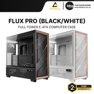 ANTEC FLUX PRO | BLACK / WHITE | 6× PRE-INSTALLED PWM FANS | FULL-TOWER E-ATX DESKTOP PC CASING