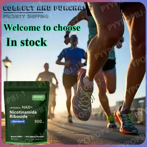 NAD⁺ Nicotinamide Riboside Capsules Contain Resveratrol Quercetin Daily Wellness Supplement Anti-Agi