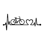 สติกเกอร์รถข้ามประเทศสำหรับตกแต่งรถอัตโนมัติ Bicicletta Heartbeat Lifeline Bicletta แฟชั่นตกแต่งร่าง