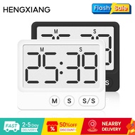 HENGXIANG Electronic Timer With Big LCD Screen Count Up / Down Max 99 min 59 sec Silent Operation