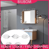 10Pcs Attractive Wall Sticker Easy Installation Acrylic Mirror Surface DIY Tile Decal for Home