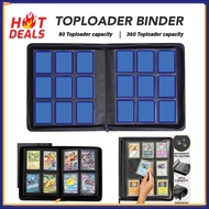 【READY STOCK】TCG Toploader Zipper Binder 80/360/ Slots 4/9/ Pocket Binder | Binder For Top Loaders