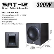 AmpAudio12Inch /15Inch  Powered Subwoofer Active Subwoofer with RCA Input and XLR Input Strong Bass