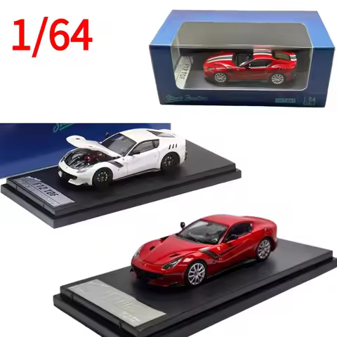 SH Diecast 1:64 Ferrari F12 TDF Alloy Car Model Ferrari Play Vehicles Collectible Model Cars Toys fo