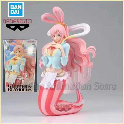 100% Bandai Original Genuine ONE PIECE Glitter & Glamours Shirahoshi Figures Anime Toys Models Gifts