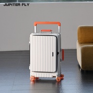 Beg bagasi bukaan sisi, beg perjalanan yang boleh diperluas, beg bagasi 20 inci, beg bagasi troli 24