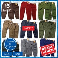 [Part 2] Jogger Pants Kids, Seluar Jogger Kanak Kanak (1Tahun - 12Tahun)