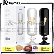 HANDS FREE 2 IN 1 SMART Auto Male Masturbator Sound + Vibration DIY Masturbation (USB Rechargeable) 