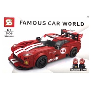 SEMBO BLOCK Famous Car World LEGOS Blocks RACE CAR BLOCKS