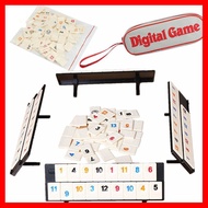 สินค้าขายดี!!! 106 Tiles Family Traveling Portable Rummikub Israel Mahjong Digital Board Game #ของเล