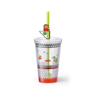 Super Mario Home &amp; Party Straw Tumbler (Bowser Castle) 【Direct from Japan】