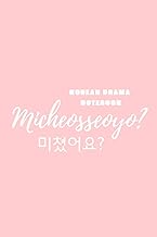 Korean Drama Notebook Pink Micheosseoyo: Are You Crazy in Korean Hangul for Teen Girls, Women who Wa