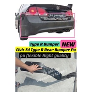 Honda civic fd type r rear bumper pu