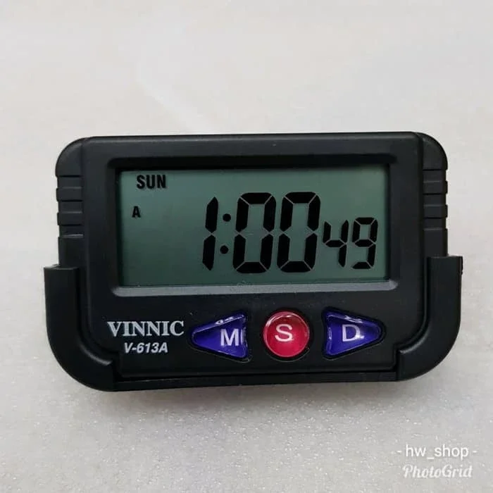Jam digital mobil Jam Mini Tempel Jam Motor Digital
