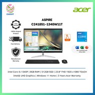 Acer Aspire C241851-1340W11T 23.8" FHD Touch All-In-One Desktop PC ( I5-1340P, 8GB, 512GB SSD, Intel