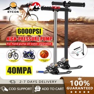 Pcp Pump 4500/6000Psi High Pressure Hand Pump 3 Stage Air Pump For High Pressure Tires And Pre-Charg