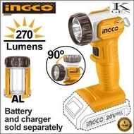 INGCO 20V LI-ION WORK LAMP 5W 270 LUMENS CWLI2038 (BARE UNIT)