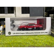 CM Model Nissan ER34 LBWK Red ER01 (SEAL)