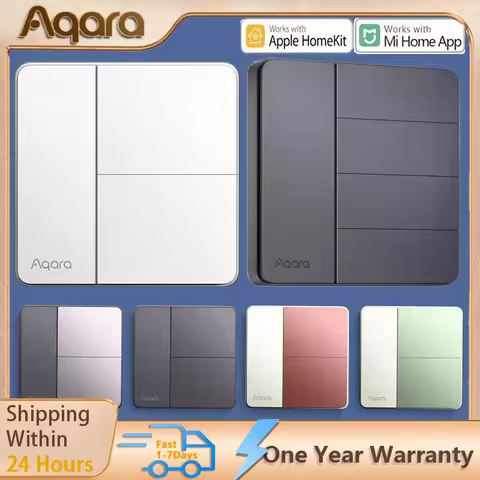 Aqara ZigBee 3.0 Smart Scene Switch Aqara Kanon Smart Wall Switch Z1 Smart Home Wireless Key Light S