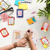 SECELPH 50Pcs Uplifting Positive Affirmation Cards, with Inspirational Quote Vintage Inspirational C