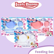 Premium Baby Feeding Set Lusty Bunny 6In1 Baby Feeding Set Baby Gift/ Lb1419