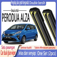 Perodua ALZA Dedicated Wiper PERODUA ALZA (2009-2022) Double Rubber Strip Wiper Cartilage Wiper Fron