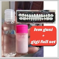 PERMANEN LEM + GIGI PALSU FULL SET #LEM SUPER KUAT