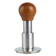 Wooden the Force Tamper Coffee Tamper 58.5mm Constant Pressure Coffee Impact Tamper with Calibrated 