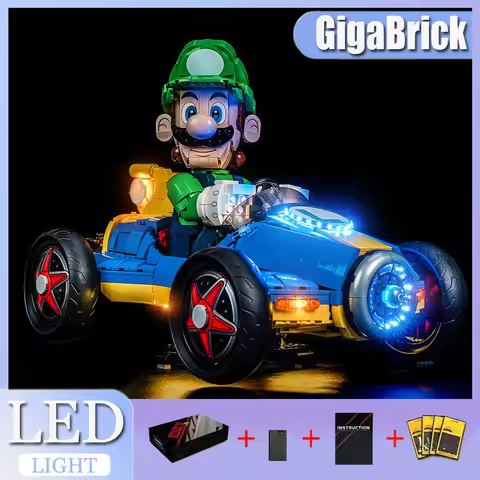 luxury quality LED Lighting Set for Lego 72050 Mario Kart – Luigi & Mach 8(Only Led Light) Perfect F