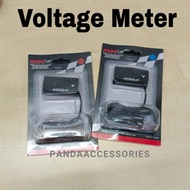 BATTERY VOLTMETER KOSO DIGITAL LED 12V-150V VOLTAGE RED BLUE CAR MOTORCYCLE WATERPROF MODIF MT15 Y15
