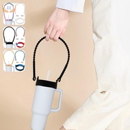 2Pcs Water Bottle Handle Silicone Water Bottle Sling with Strap Portable Water Bottle Lanyard Fits B