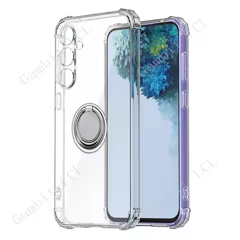 Galaxy M35 Case A55 5G TPU For Samsung Galaxy M35 A35 M55 A14 A15 A24 A25 A54 A34 5G Back Ring Holde